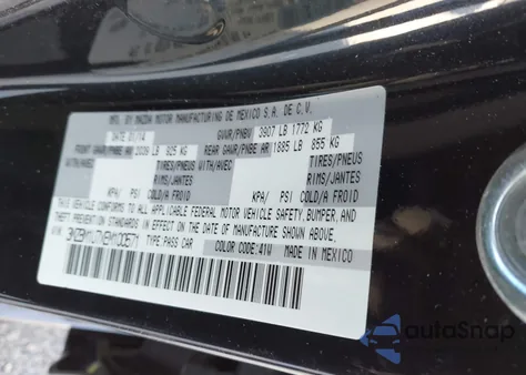 2014 Mazda Mazda3 I Sport z USA, uszkodzony, nr VIN 3MZBM1U7XEM100571